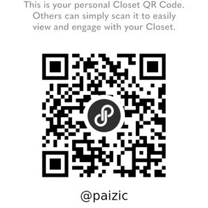 ❤️💎🌎My Poshmark Boutique QR code to share w friends and family🌏👑🎁💎💜❤️